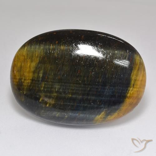 Œil de tigre Or Brun naturelle ovale, 42.35 ct, Opaque