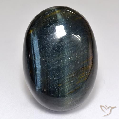Oeil de Tigre Or Brun naturelle Coupe ovale, 35.88 ct, Opaque