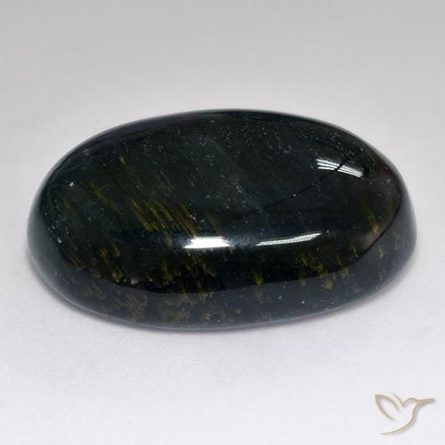 Oeil de Tigre Or Brun naturelle Coupe ovale, 35.88 ct, Opaque