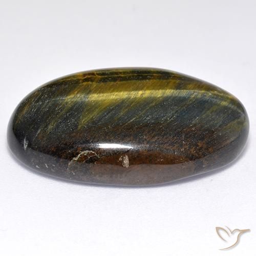Œil de tigre Or Brun naturelle ovale, 28.26 ct, Opaque