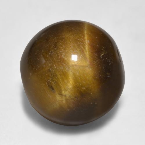 Oeil de Tigre Brun naturelle Sphère / Boule, 11.61 ct, Opaque