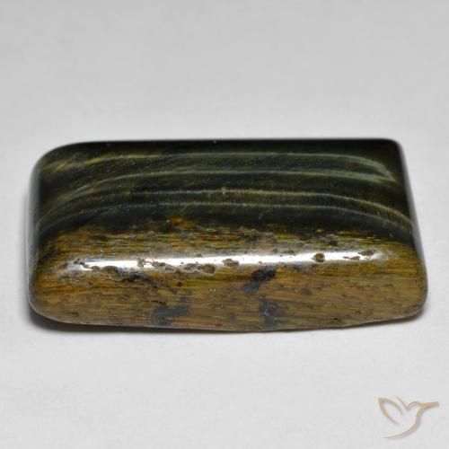 Œil de tigre Or Brun naturelle Baquette, 29.01 ct, Opaque