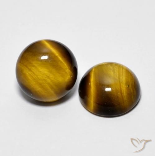 Shop natural 7.78ct Brun doré Œil de tigre gems, Tour, from Thaïlande at GemSelect. In stock, global shipping!