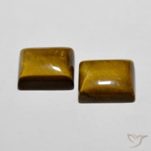 Shop natural 12.50ct Marron chaud Œil de tigre gems, Baquette, from Thaïlande at GemSelect. In stock, global shipping!