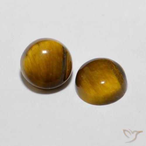 Shop natural 3.99ct Marron jaunâtre Œil de tigre gems, Tour, from Thaïlande at GemSelect. In stock, global shipping!