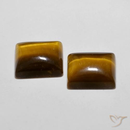 Shop natural 12.36ct Marron jaunâtre Œil de tigre gems, Baquette, from Thaïlande at GemSelect. In stock, global shipping!