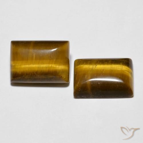 Achetez naturel 16.01ct Brun moyen Oeil de Tigre gems, Baquette, En provenance Thaïlande chez GemSelect. En stock, livraison internationale!