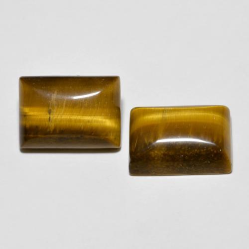 Shop natural 14.93ct Brun doré Œil de tigre gems, Baquette, from Thaïlande at GemSelect. In stock, global shipping!