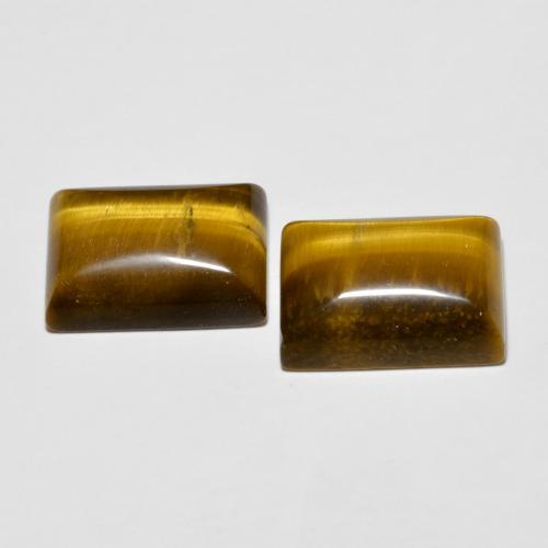 Shop natural 14.93ct Brun doré Œil de tigre gems, Baquette, from Thaïlande at GemSelect. In stock, global shipping!