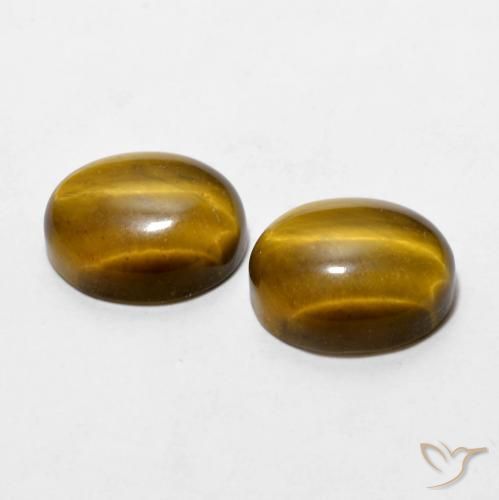 Shop natural 5.97ct Marron chaud Œil de tigre gems, ovale, from Thaïlande at GemSelect. In stock, global shipping!