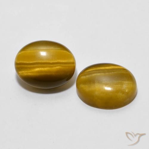 Shop natural 5.54ct Marron chaud Œil de tigre gems, ovale, from Thaïlande at GemSelect. In stock, global shipping!