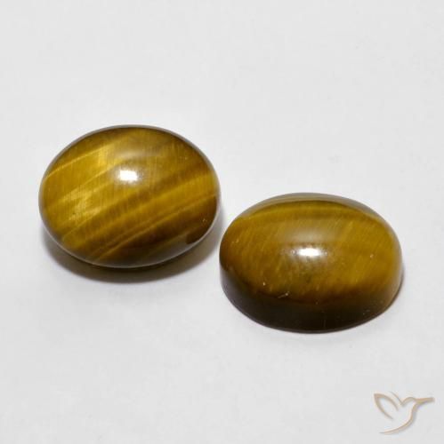 Shop natural 6.00ct Marron chaud Oeil de Tigre gems, ovale, from Thaïlande at GemSelect. In stock, global shipping!