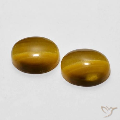 Shop natural 6.08ct Marron chaud Œil de tigre gems, ovale, from Thaïlande at GemSelect. In stock, global shipping!