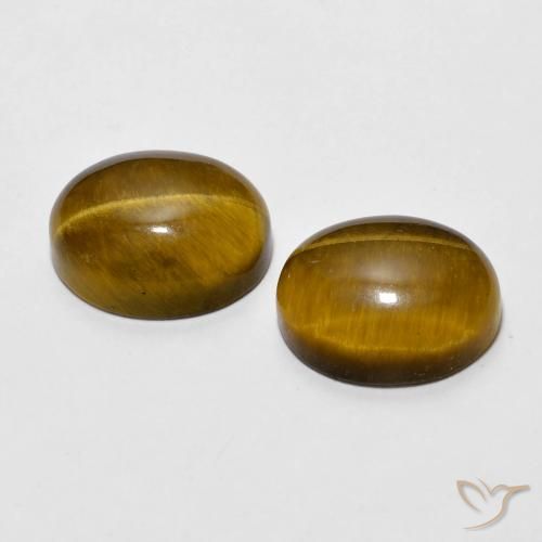 Shop natural 6.10ct Brun moyen Oeil de Tigre gems, ovale, from Thaïlande at GemSelect. In stock, global shipping!