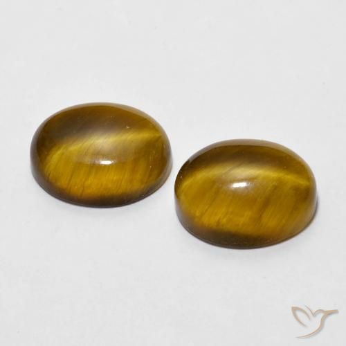 Shop natural 5.87ct Brun doré Œil de tigre gems, ovale, from Thaïlande at GemSelect. In stock, global shipping!