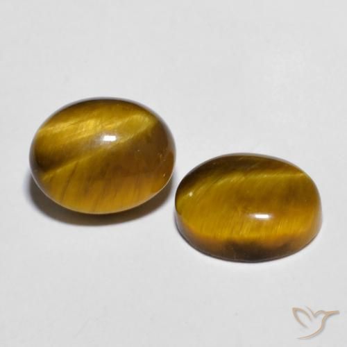 Shop natural 5.74ct Brun pain d'épices Œil de tigre gems, ovale, from Thaïlande at GemSelect. In stock, global shipping!