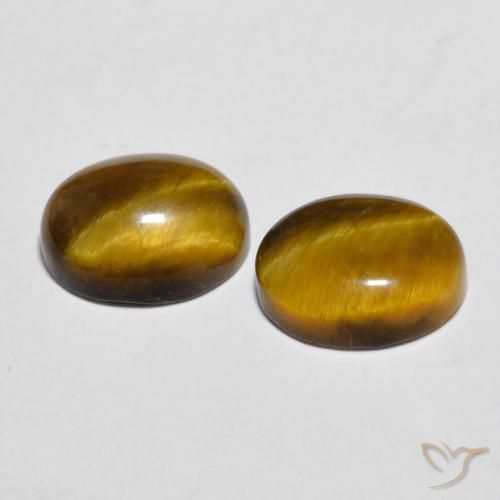Shop natural 5.74ct Brun pain d'épices Œil de tigre gems, ovale, from Thaïlande at GemSelect. In stock, global shipping!