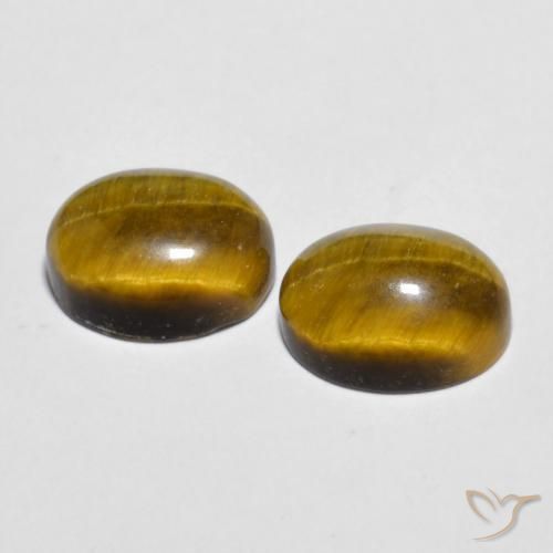 Shop natural 6.06ct Marron chaud Œil de tigre gems, ovale, from Thaïlande at GemSelect. In stock, global shipping!