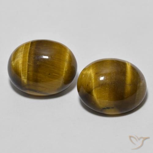 Shop natural 6.25ct Brun doré Oeil de Tigre gems, ovale, from Thaïlande at GemSelect. In stock, global shipping!