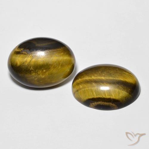 Shop natural 16.27ct Marron chaud Œil de tigre gems, ovale, from Thaïlande at GemSelect. In stock, global shipping!