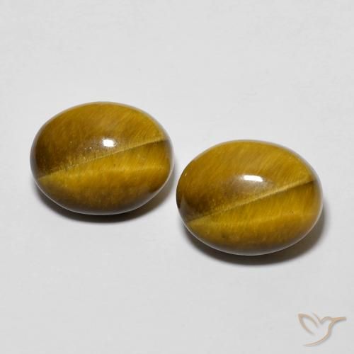 Shop natural 6.20ct Marron chaud Oeil de Tigre gems, ovale, from Thaïlande at GemSelect. In stock, global shipping!