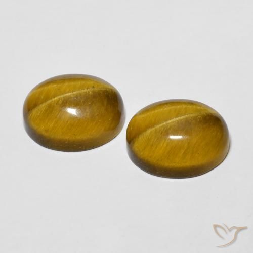 Shop natural 6.20ct Marron chaud Oeil de Tigre gems, ovale, from Thaïlande at GemSelect. In stock, global shipping!