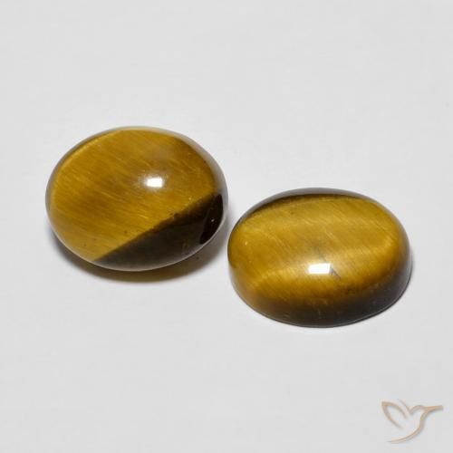 Shop natural 5.69ct Brun doré Œil de tigre gems, ovale, from Thaïlande at GemSelect. In stock, global shipping!