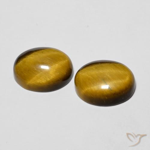 Shop natural 5.69ct Brun doré Œil de tigre gems, ovale, from Thaïlande at GemSelect. In stock, global shipping!