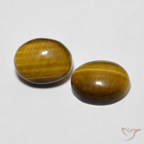 Shop natural 6.12ct Marron chaud Œil de tigre gems, ovale, from Thaïlande at GemSelect. In stock, global shipping!