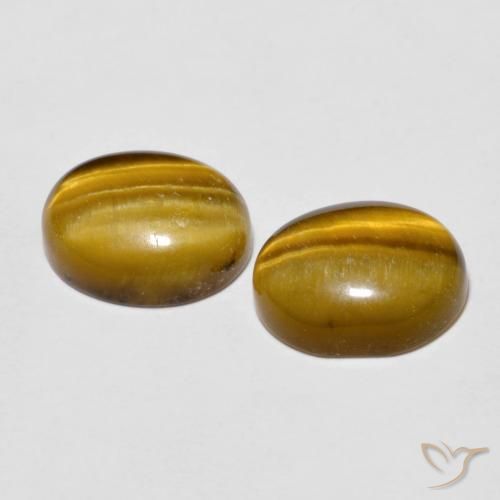 Shop natural 5.60ct Marron clair Œil de tigre gems, ovale, from Thaïlande at GemSelect. In stock, global shipping!