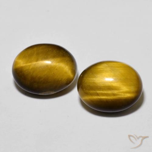 Shop natural 6.01ct Brun moyen Oeil de Tigre gems, ovale, from Thaïlande at GemSelect. In stock, global shipping!