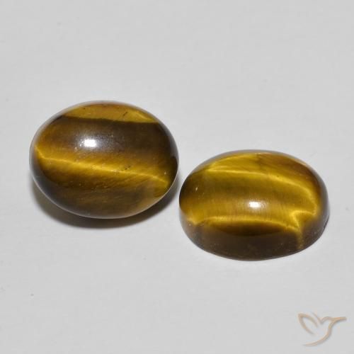 Shop natural 6.06ct Brun doré Œil de tigre gems, ovale, from Thaïlande at GemSelect. In stock, global shipping!
