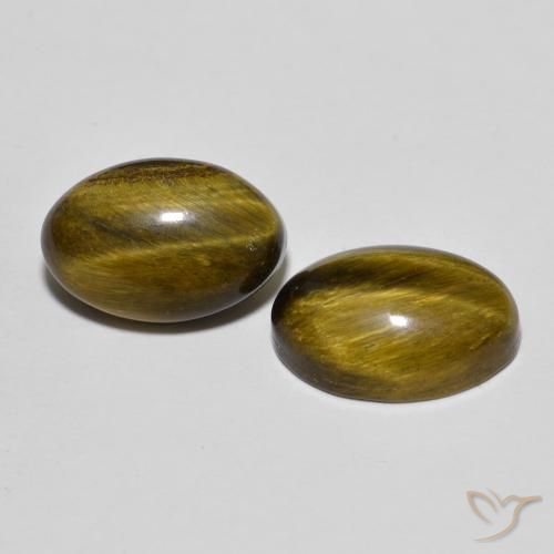 Shop natural 8.31ct Marron chaud Œil de tigre gems, ovale, from Thaïlande at GemSelect. In stock, global shipping!