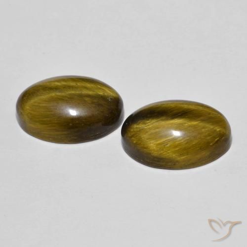Shop natural 8.31ct Marron chaud Œil de tigre gems, ovale, from Thaïlande at GemSelect. In stock, global shipping!