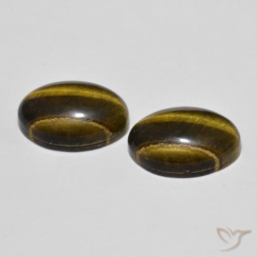 Shop natural 7.97ct Marron chaud Œil de tigre gems, ovale, from Thaïlande at GemSelect. In stock, global shipping!