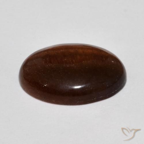 Œil de tigre Brun pécan naturelle ovale, 9.59 ct, Opaque