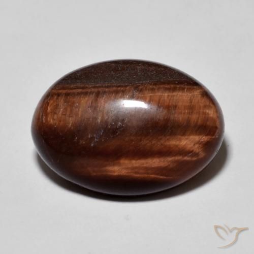 9.88ct Naturel Brun pain d'épices Œil de tigre, ovale, Opaque