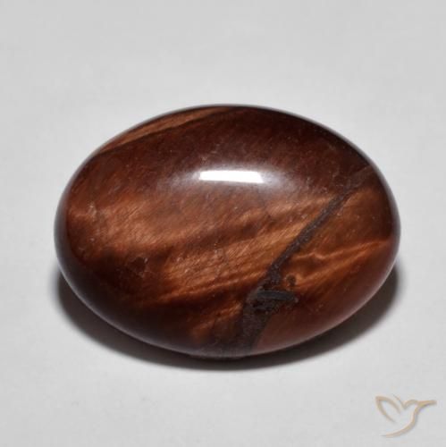 10.35ct Naturel Brun pain d'épices Œil de tigre, ovale, Opaque