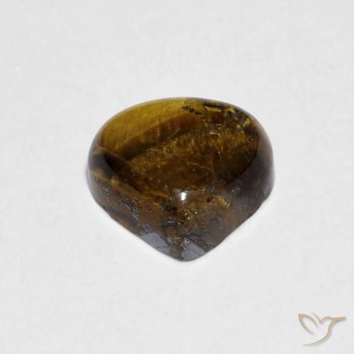 Œil de tigre Brun doré naturelle En forme de poire, 0.84 ct, Opaque