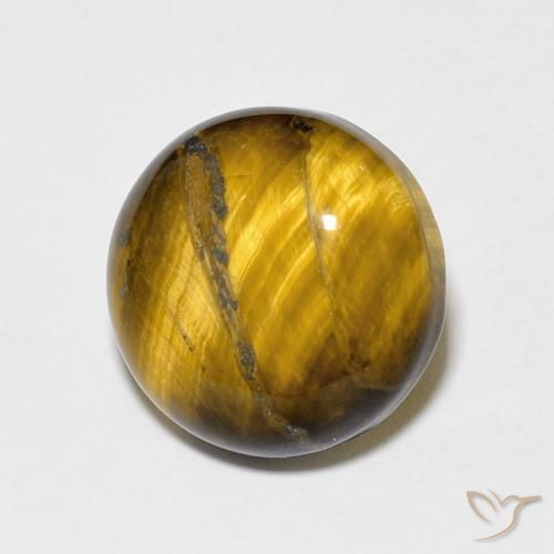 Œil de tigre Medium Light-Brown naturelle Tour, 6.66 ct, Opaque