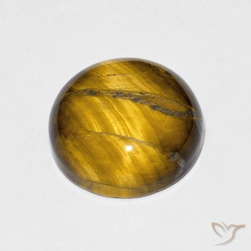 Œil de tigre Medium Light-Brown naturelle Tour, 6.66 ct, Opaque