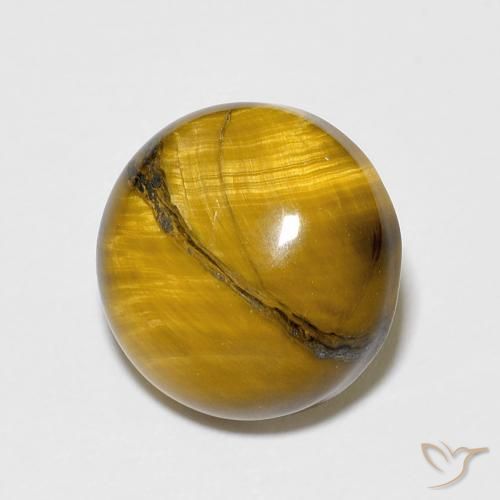 Œil de tigre Marron chaud naturelle Tour, 6.78 ct, Opaque