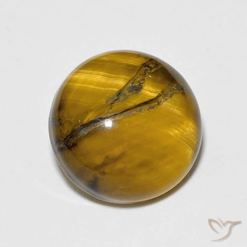 Œil de tigre Medium Light-Brown naturelle Tour, 6.75 ct, Opaque