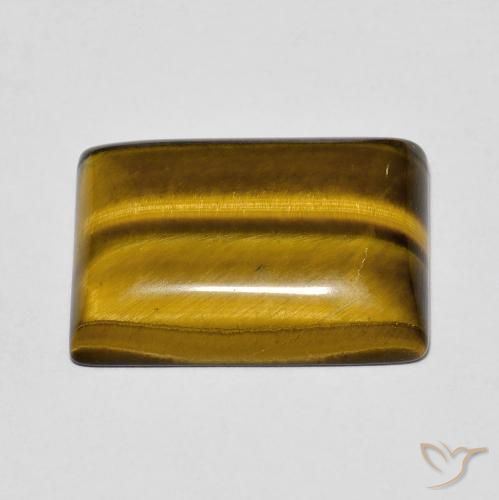 Œil de tigre Brun moyen naturelle Baquette, 11.75 ct, Opaque