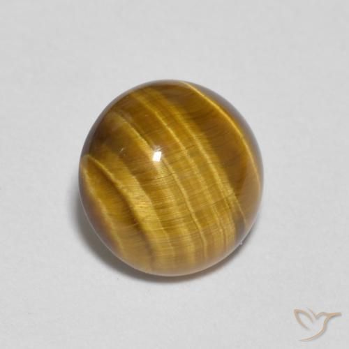 Œil de tigre Brun doré naturelle Tour, 1.09 ct, Opaque