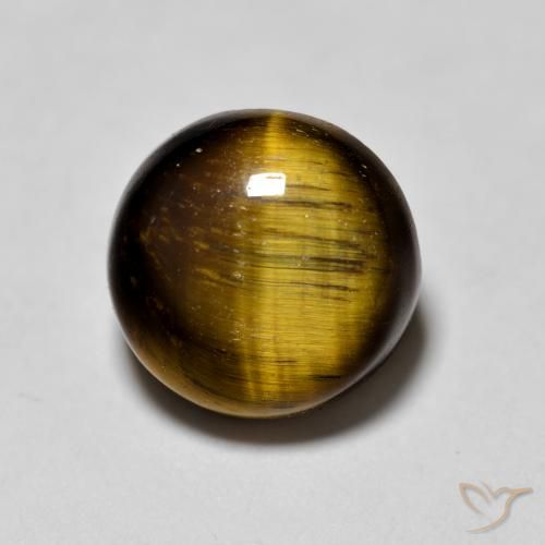 Œil de tigre Medium Dark-Brown naturelle Tour, 1.87 ct, Opaque