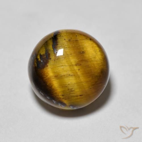 1.99ct Naturel Brun doré Œil de tigre, Tour, Opaque