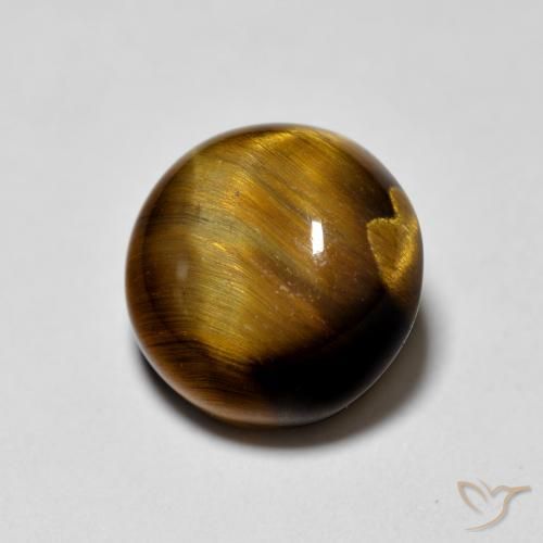 Œil de tigre Brun doré naturelle Tour, 2.01 ct, Opaque