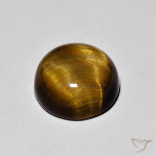 Œil de tigre Brun doré naturelle Tour, 2.01 ct, Opaque