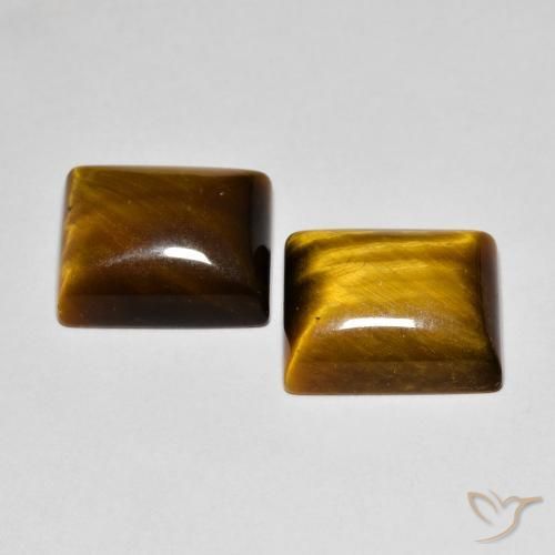 Shop natural 12.53ct Brun moyen Œil de tigre gems, Baquette, from Thaïlande at GemSelect. In stock, global shipping!